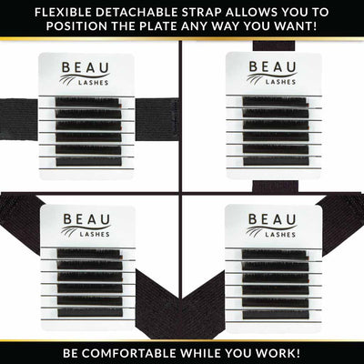 Beau Lashes Eyelash Extension Hand Lash Holder Palette Adjustable Strap