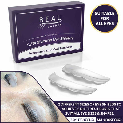 Beau Lashes Eyelash Luxury Lash Lift Kit Silicon Eye Shields Fits All Eye Shapes And Sizes