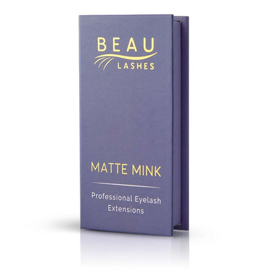Beau Lashes Matte Mink Eyelash Extensions Box C Curl